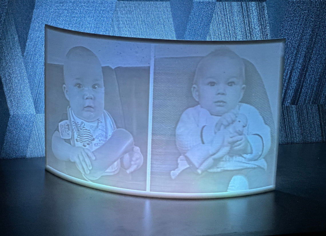 Personalisiertes 3D Lichtbild, Nachtlicht, in verschiedenen Größen , Top Geschenkidee