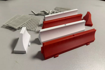 Boxenmauer / Fangzaun für die Rennbahn  Carrera Digital ca. 98cm Länge