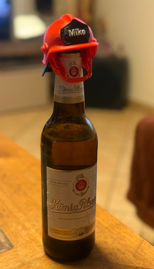Feuerwehr, Flaschendeckel....Party Gag... personalisiert !!