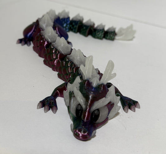 mehrfarbiger Flexi Drachen- leuchtet im Dunkeln