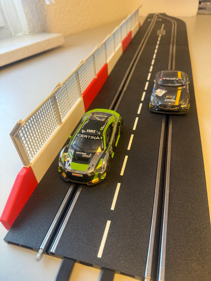 Boxenmauer / Fangzaun für die Rennbahn  Carrera Digital ca. 98cm...neues Modell !!