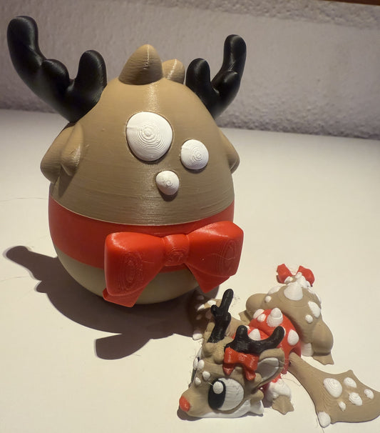 Rentier Drachen - Die süßen Weihnachtsüberraschungs-Eier !!!