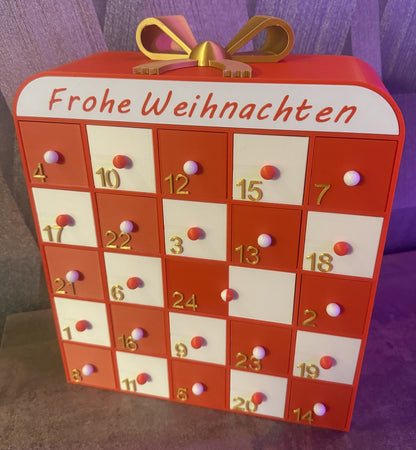 Adventskalender, mit oder ohne Flexi-Figuren Füllung