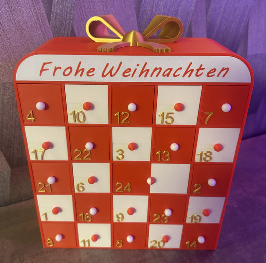 Adventskalender, mit oder ohne Flexi-Figuren Füllung