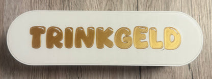 Spardose mit eigener Beschriftung