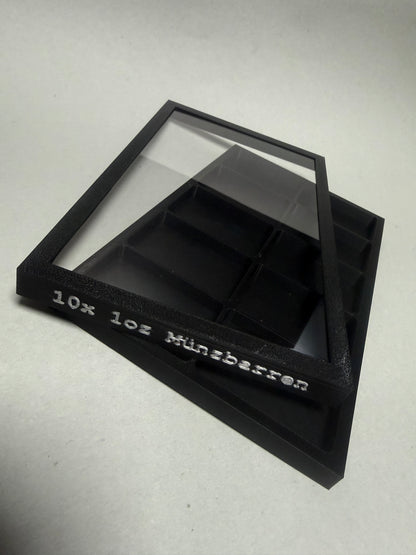 Sammlerbox für 10x 1oz Münzbarren in Kapsel