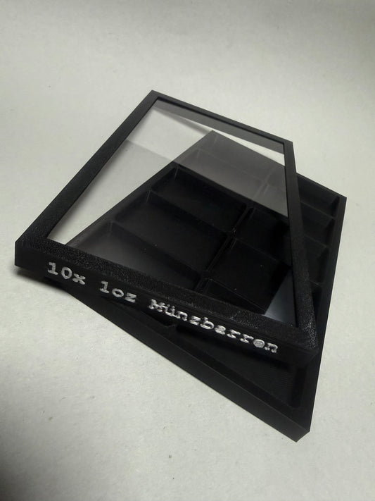 Sammlerbox für 10x 1oz Münzbarren in Kapsel