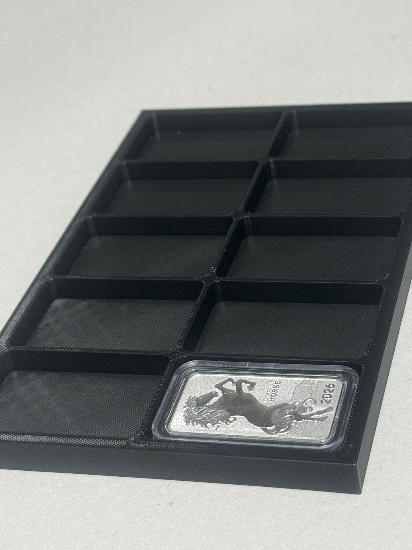 Sammlerbox für 10x 1oz Münzbarren in Kapsel