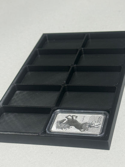 Sammlerbox für 10x 1oz Münzbarren in Kapsel