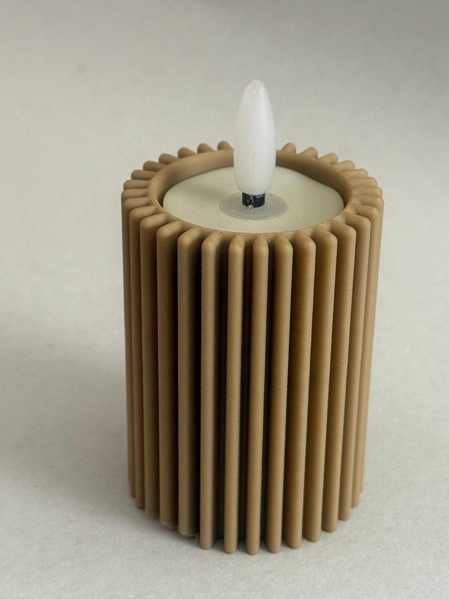 Teelichthalter, minimalistisch modern, für LED Lichter... 3er Set