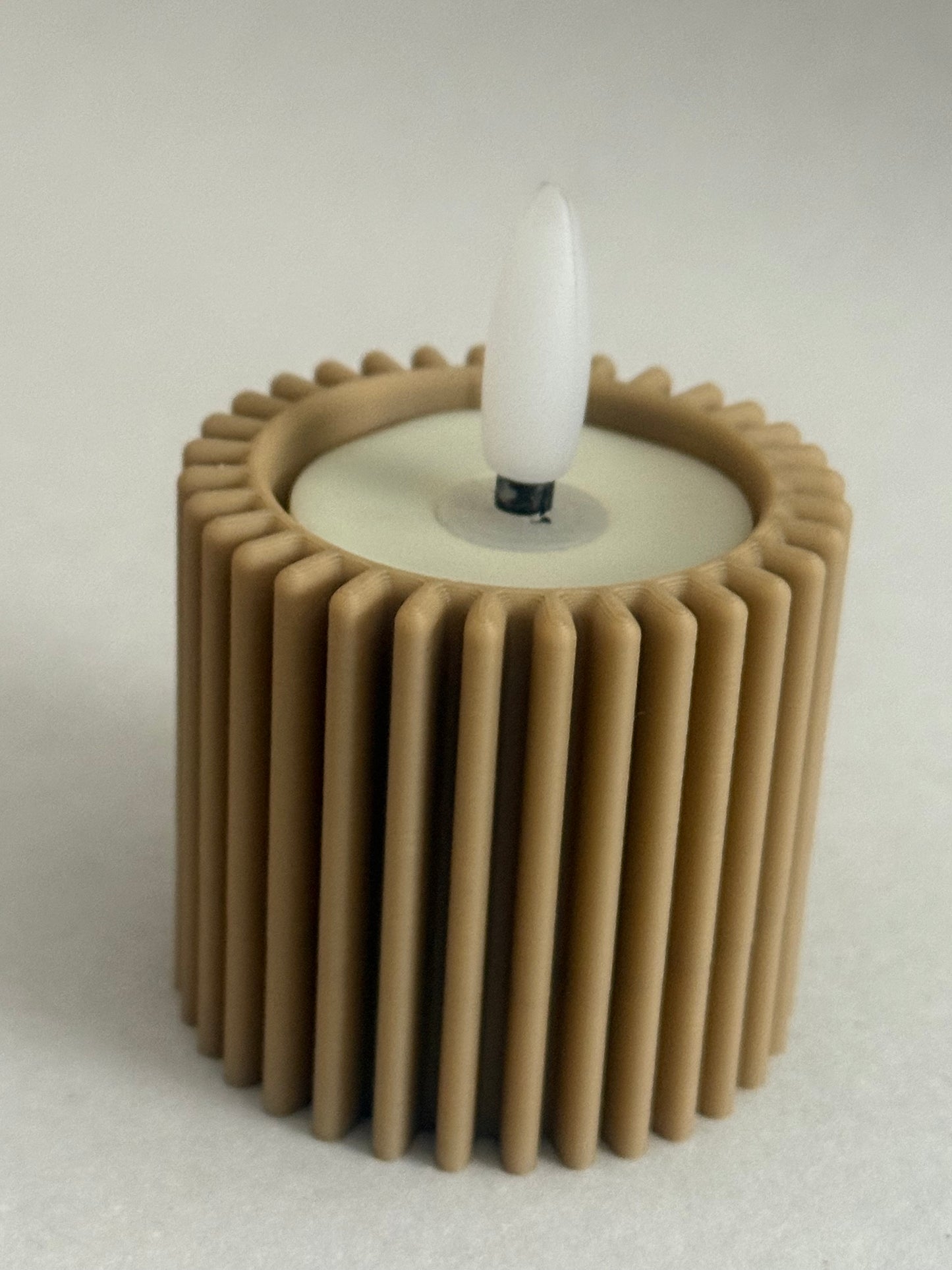 Teelichthalter, minimalistisch modern, für LED Lichter... 3er Set