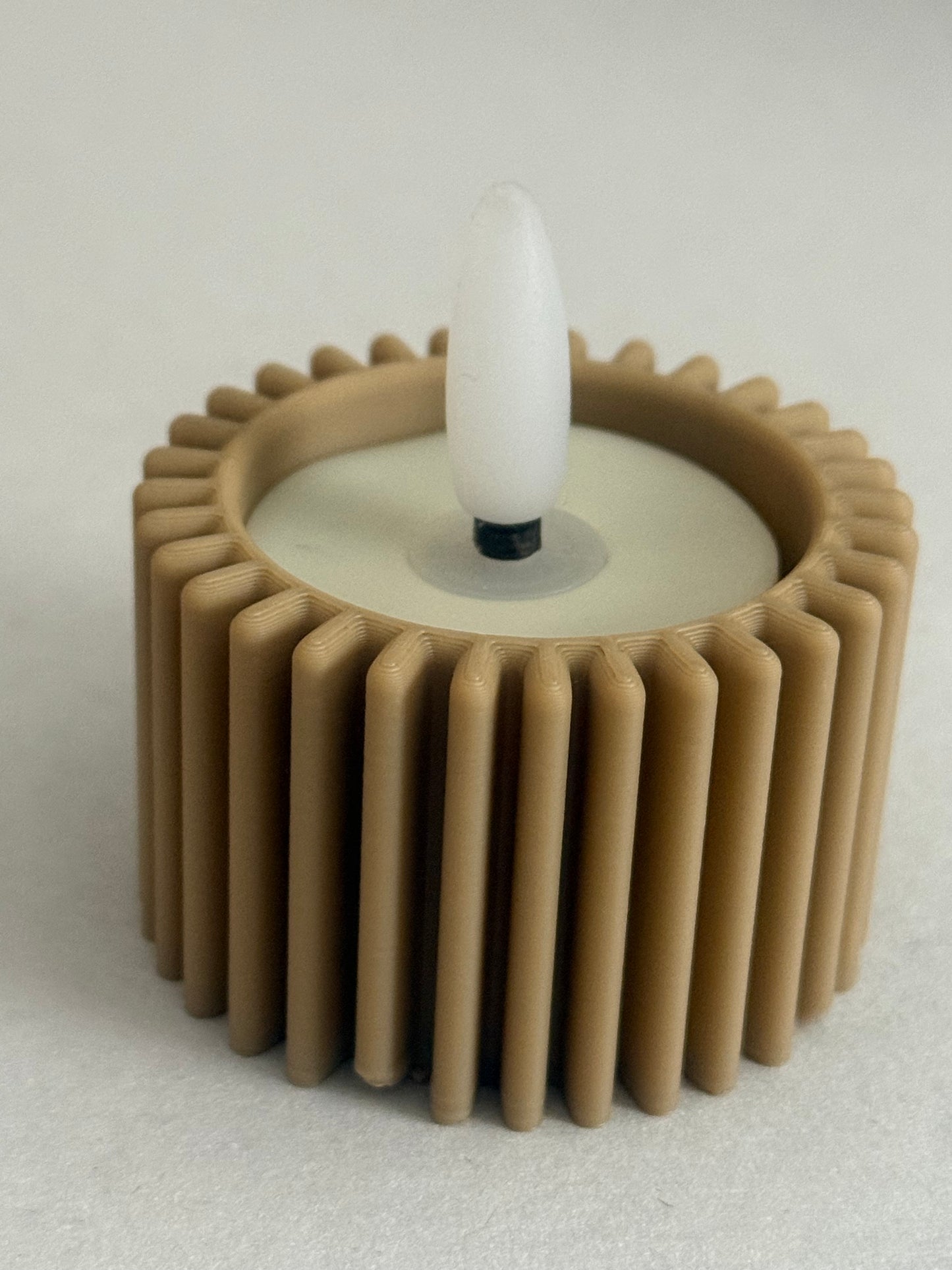 Teelichthalter, minimalistisch modern, für LED Lichter... 3er Set