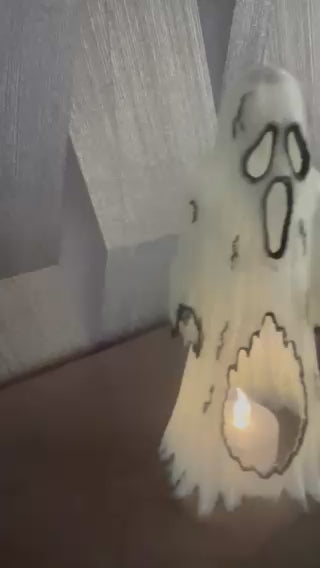 Halloween Teelicht - Geist
