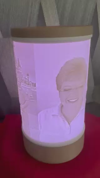 Nachtlicht, 3D Lampe mit eigenem Motiv, neues Modell !!