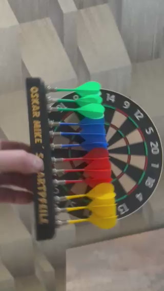 Dart, personalisierter Pfeil Halter für 12 magnetische Pfeile