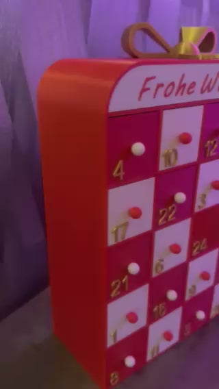 Adventskalender, mit oder ohne Flexi-Figuren Füllung